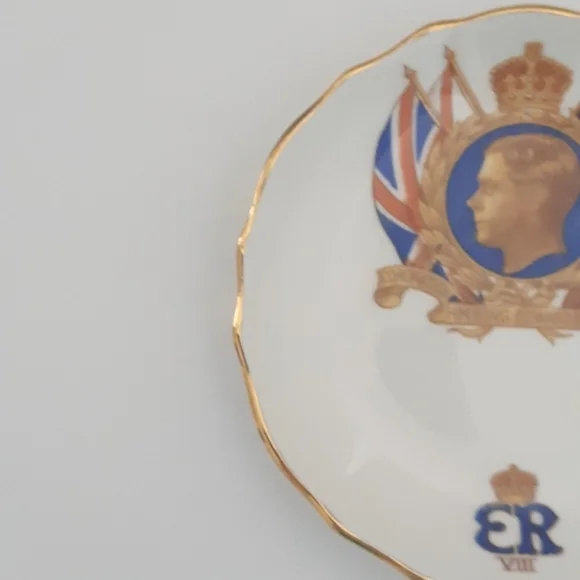1937 H.M. King Edward VIII plate - Picture 4 of 8